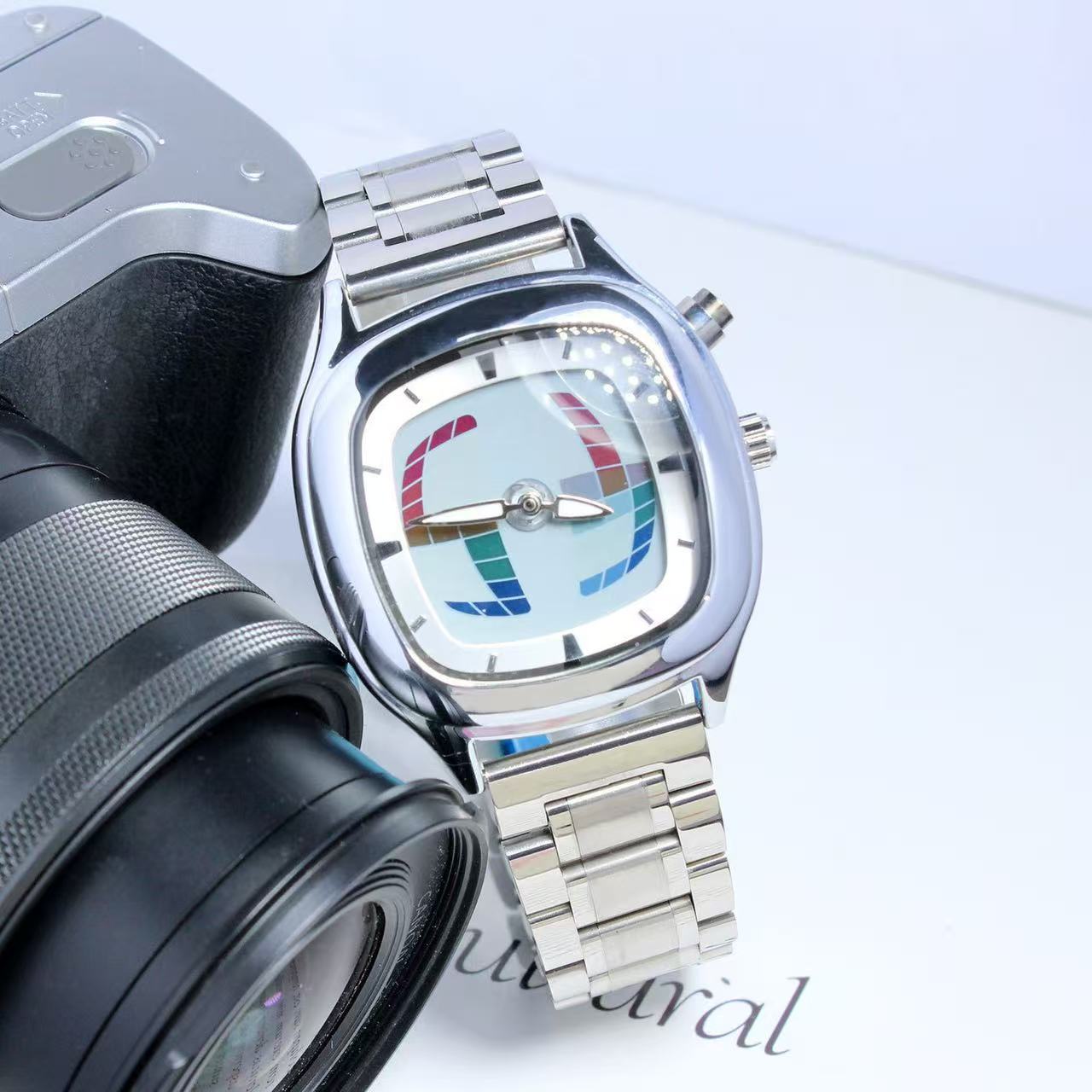 Vintage Watch Crystal - Мужские кварцевые часы в стиле ретро