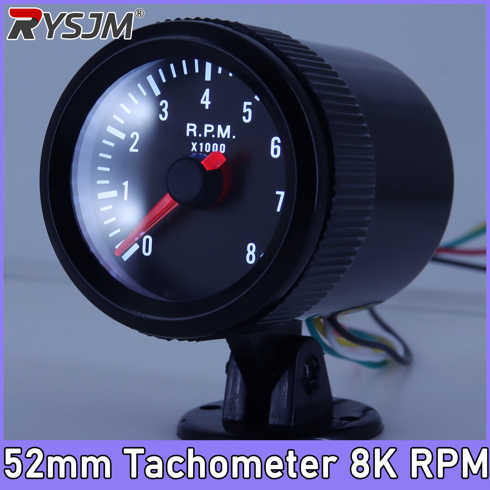 Analog Meter Gauge - 2-дюймовый (52 мм) тахометр для автомобиля,