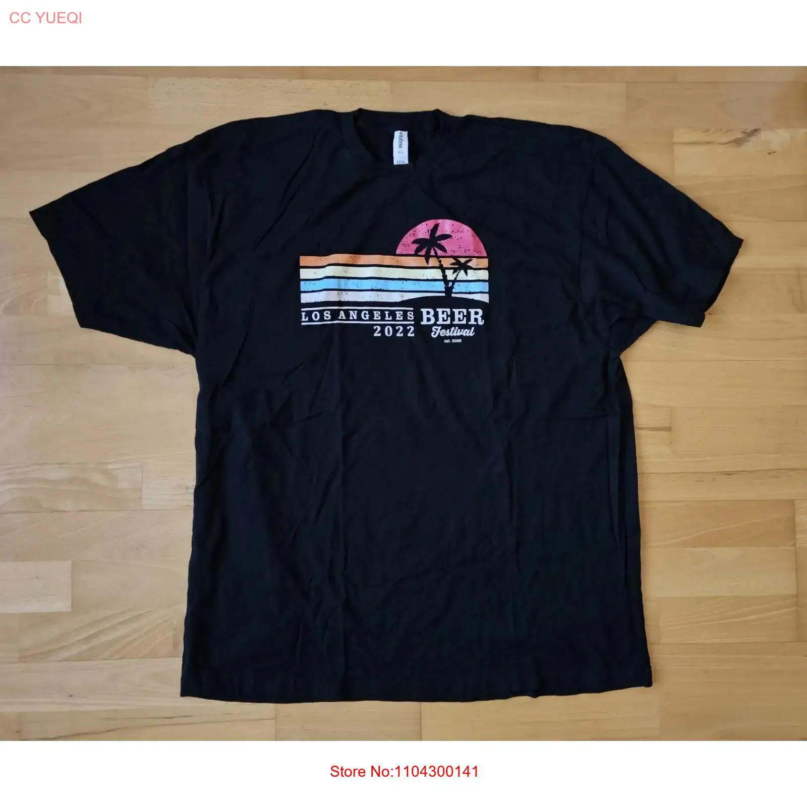 Collectible Vintage T Shirts - Фестиваль пива в Лос-Анджелесе 2022: Черные