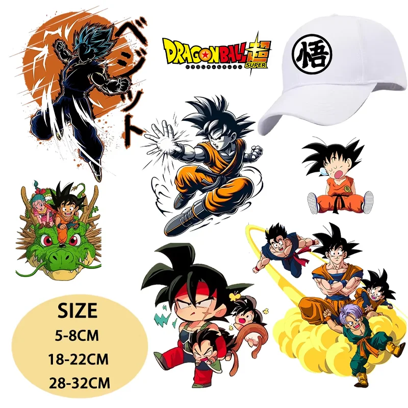 Vintage Collectible Figurines - Термонаклейки Dragon Ball для футболок и