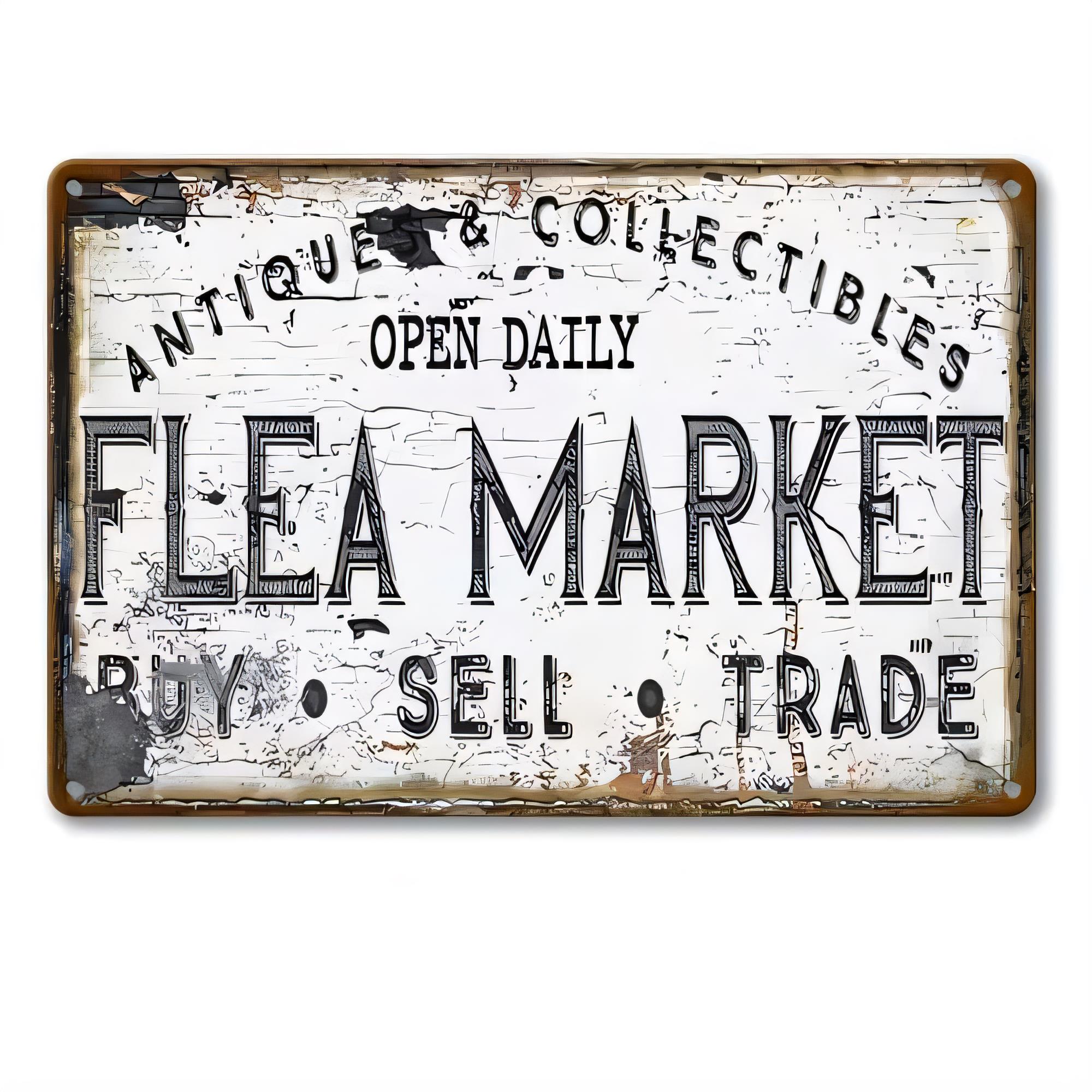 Vintage Collectible Tins - Металлическая винтажная табличка-декор в стиле рустик