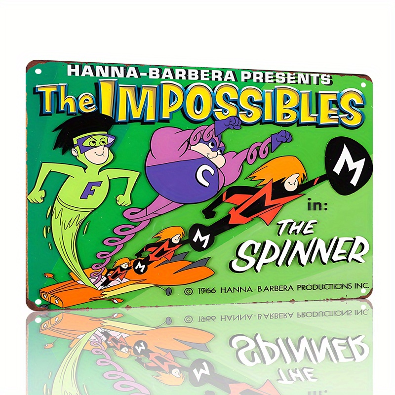 Vintage Collectible Tins - Винтажная металлическая табличка Hanna-Barbera The Impossibles: