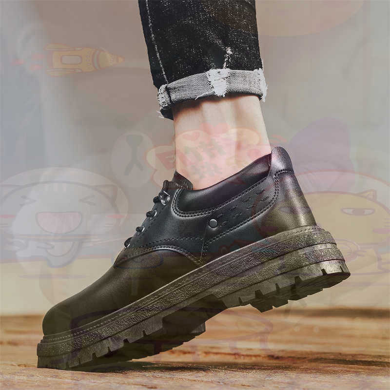 Shop Deals On Vintage Collectible Items - Темные модные кроссовки из натуральной кожи,