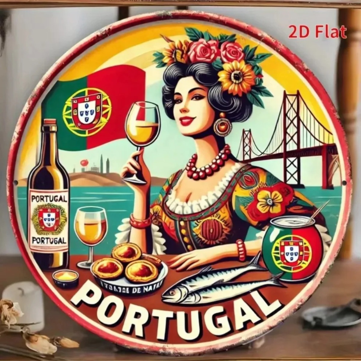 Vintage Collectible Tins - Винтажные круглые металлические таблички в стиле
