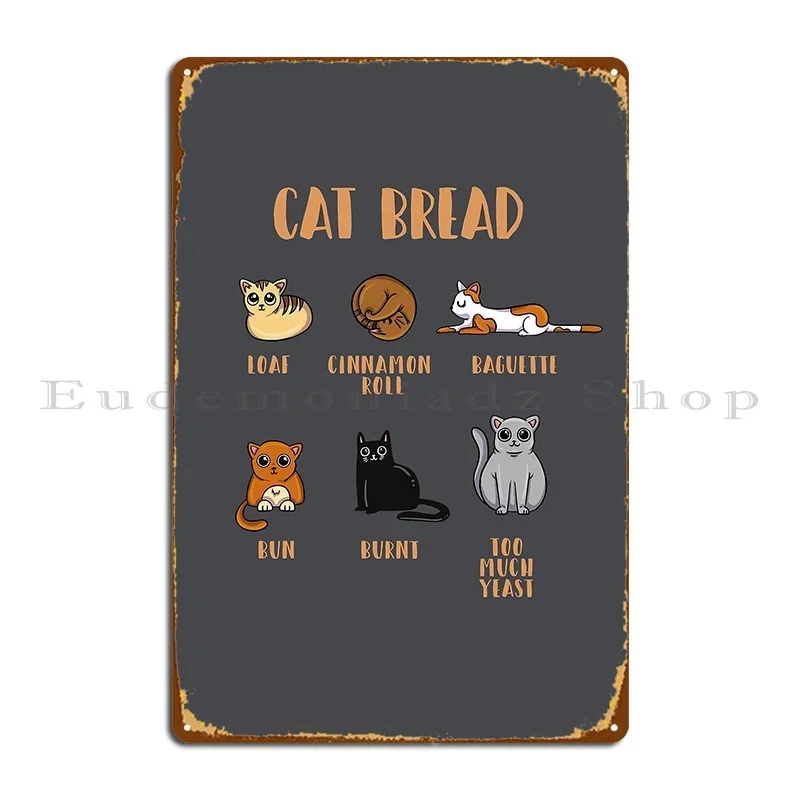 Vintage Collectible Tins - Металлическая табличка Cat Bread The Catloaf