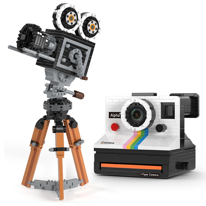 Collectible Vintage Cameras - 802 шт., мини-строительный блок, винтажная модель,