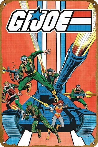 Постер Gi Joe – Tank, винтажна – обзор и цена Vintage Collectible Tins