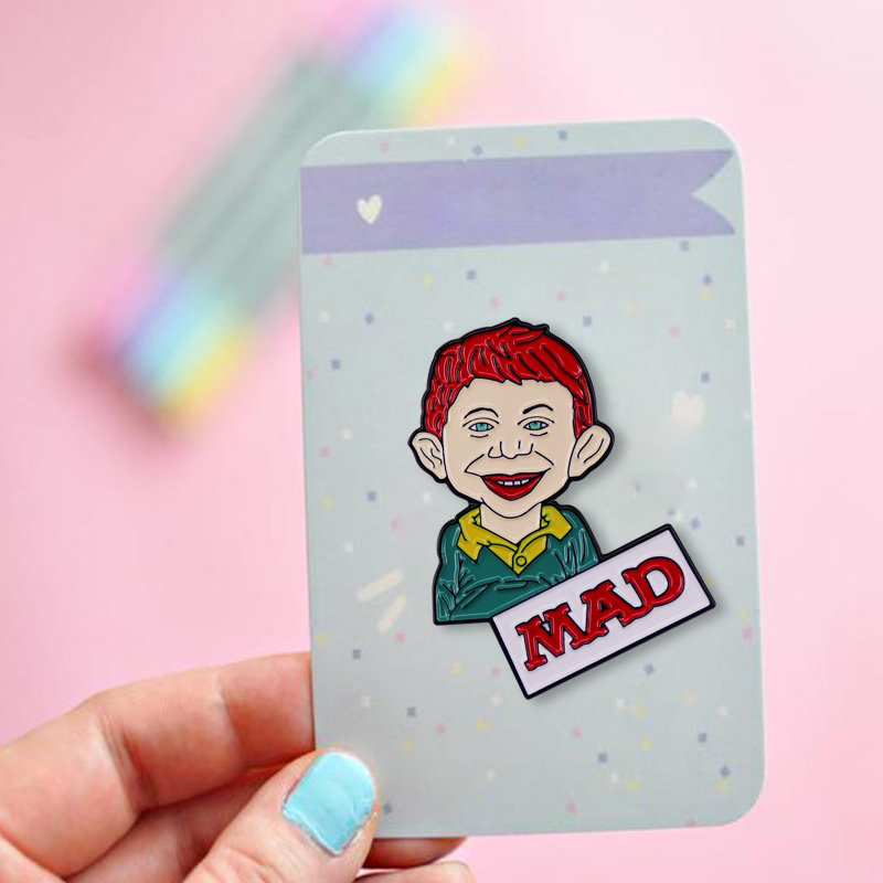 Сумасшедший журнал Альфред Е.  – обзор и цена Vintage Collectible Pins