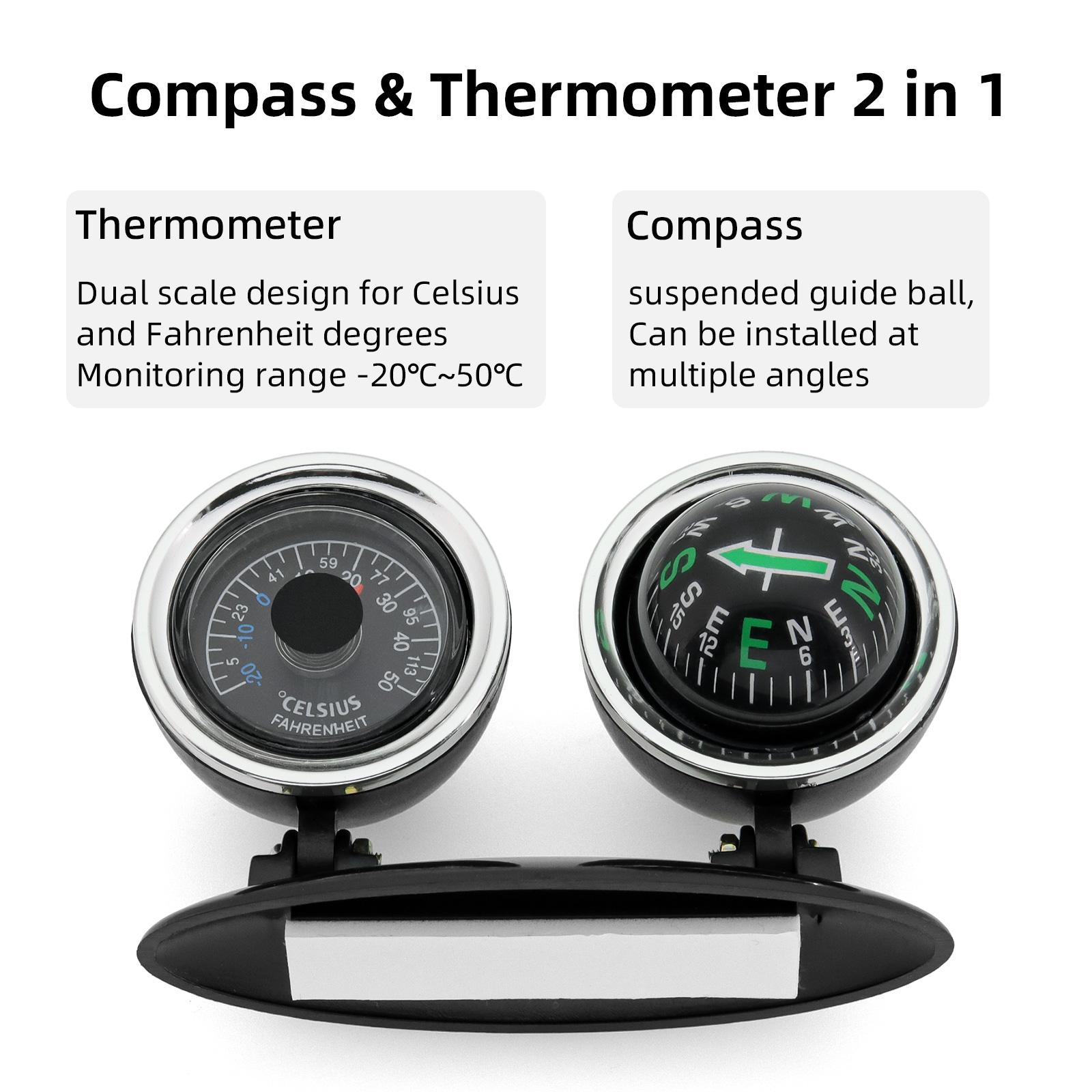 Автомобильные украшения: Компа – обзор и цена Analog Meter Gauge