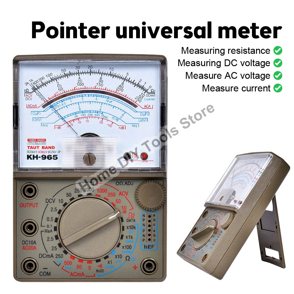 Аналоговый мультиметр KH965, У – обзор и цена Analog Meter Gauge