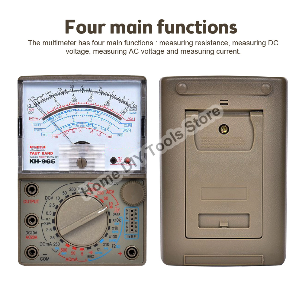 Аналоговый мультиметр KH965, У – обзор и цена Analog Meter Gauge