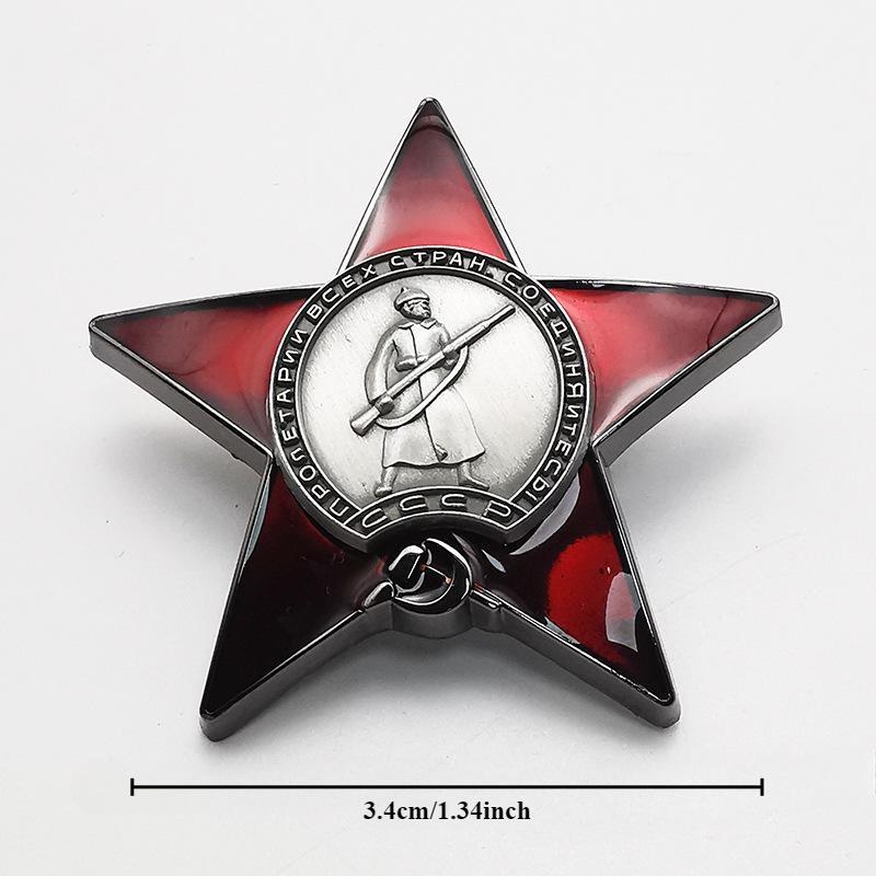 1 шт. значок с красной звездой – обзор и цена Vintage Collectible Pins